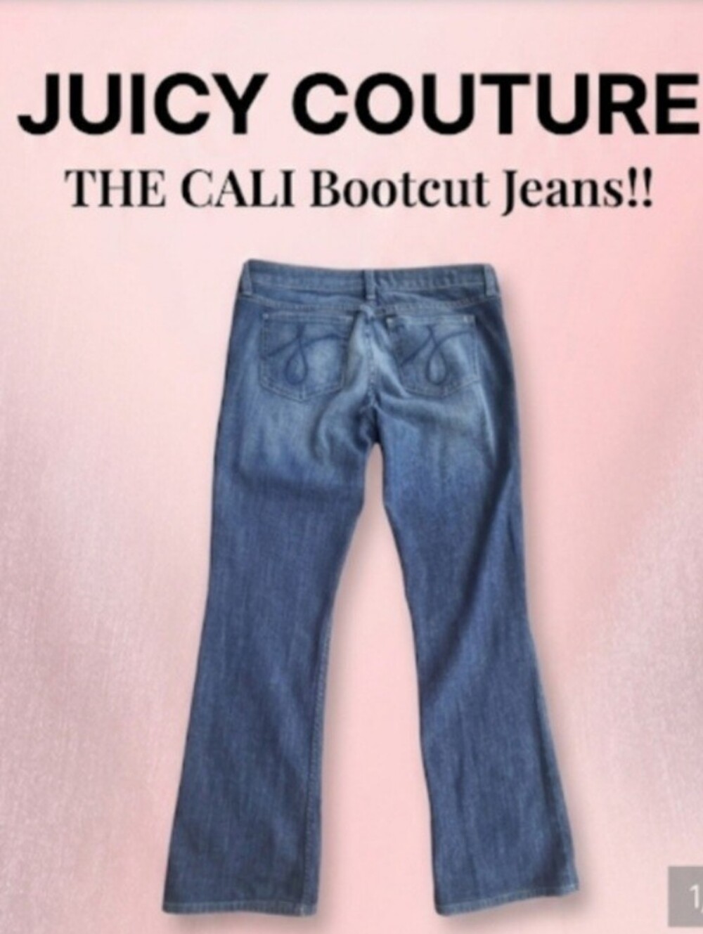 JUICY COUTURE THE CALI Bootcut Jeans!!